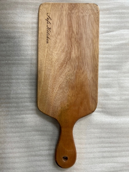 마호가니 플레이팅 도마 핸들형 S #5