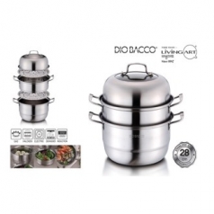 리빙아트 LUX 스텐 3단 찜솥