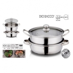 게리시 LUX스텐 2단찜솥 (전골냄비) 28cm