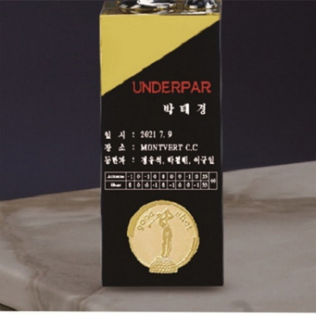 금속 크리스탈 골프트로피 40 #5