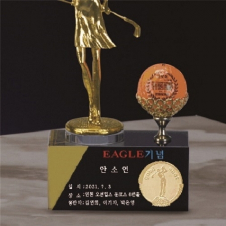 금속 크리스탈 골프트로피 43 #4