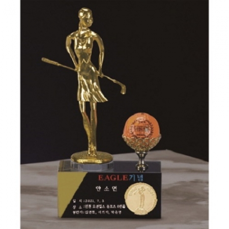 금속 크리스탈 골프트로피 43 #2
