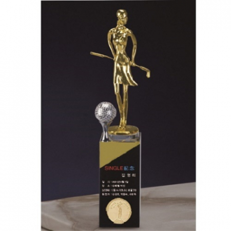 금속 크리스탈 여성 골프트로피 42 #2