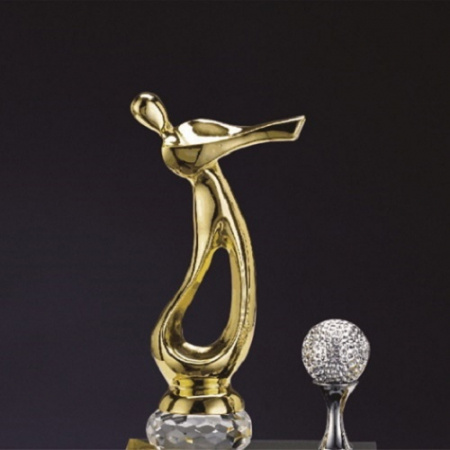 금속 크리스탈 골프트로피 44 #3