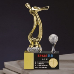 금속 크리스탈 골프트로피 44