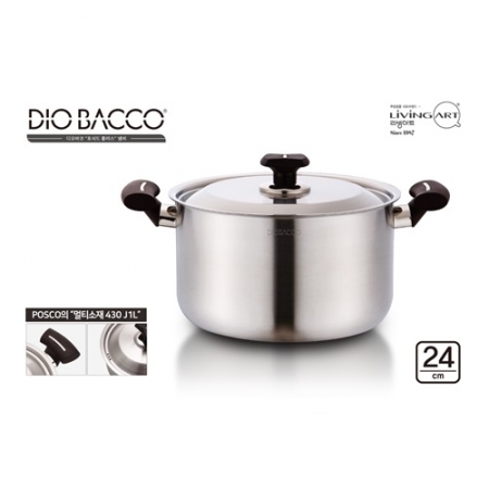리빙아트 포시드 플러스 인덕션 스텐 양수냄비 24cm #2