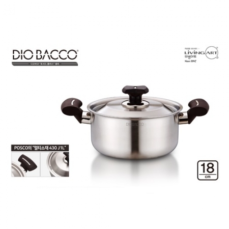 리빙아트 포시드 플러스 인덕션 스텐 양수냄비 18cm #2
