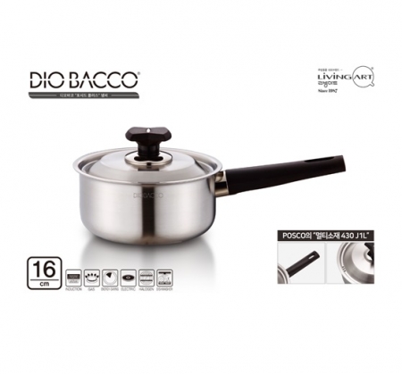 리빙아트 포시드 플러스 인덕션 스텐 편수냄비 16cm #2