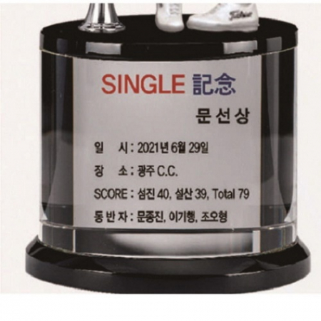 3D 피규어 골프트로피 8 #5