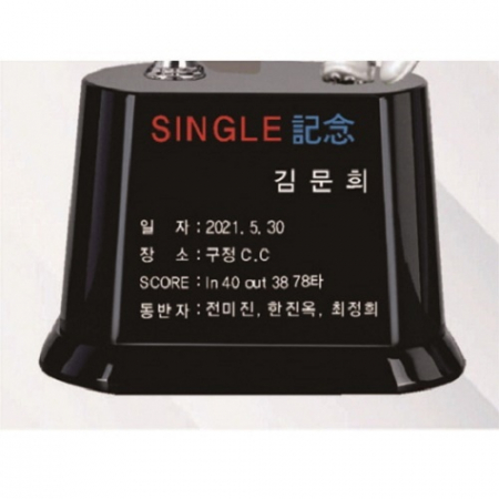 3D 피규어 골프트로피 14 #5