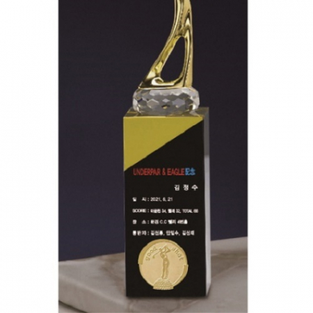 금속 크리스탈 골프트로피 48 #4