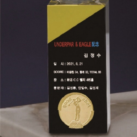 금속 크리스탈 골프트로피 48 #5