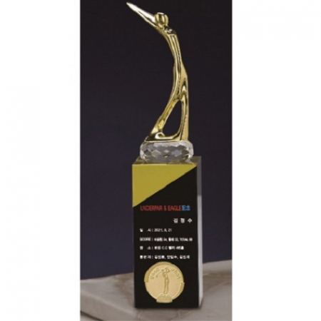 금속 크리스탈 골프트로피 48 #6
