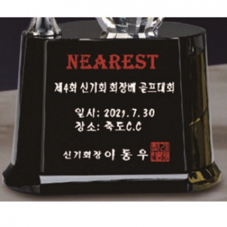 금속 크리스탈 골프트로피 49 #5
