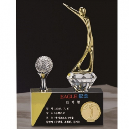 금속 크리스탈 골프트로피 50 #6