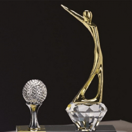 금속 크리스탈 골프트로피 50 #3