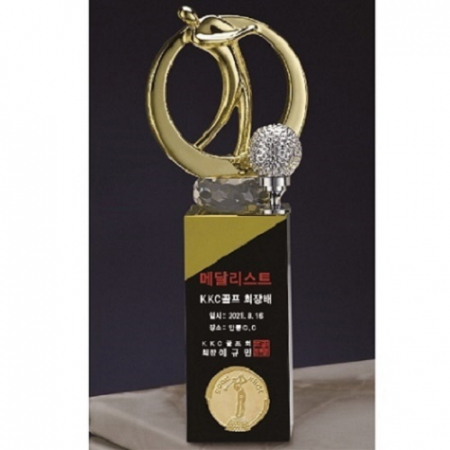 금속 크리스탈 골프트로피 54 #2