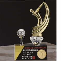 금속크리스탈 골드 골프트로피 59