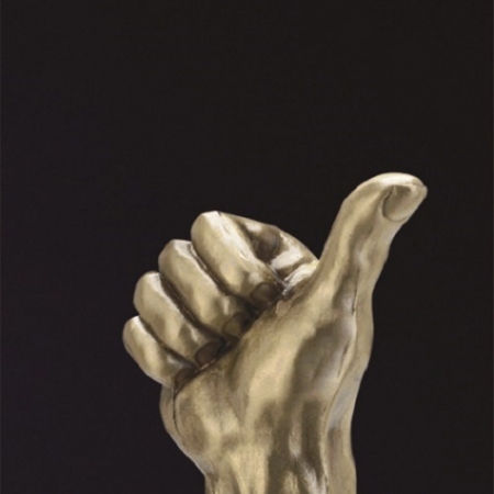 금속 엄지척 트로피 2 #3