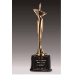 금속크리스탈 브론즈 휴먼 트로피 62