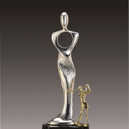 금속크리스탈 실버 휴먼 골프트로피 64 #3