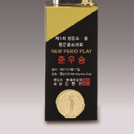 금속크리스탈 실버 세계지도 골프트로피 67 #5