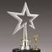 작은이미지: 금속크리스탈 실버 별 골프트로피 74 #3
