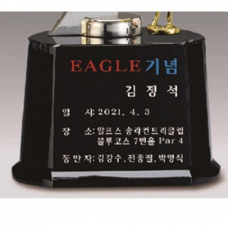금속크리스탈 실버 별 골프 트로피 77 #4