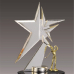 작은이미지: 금속크리스탈 실버 별 골프 트로피 77 #3