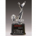 은색 골프모션 크리스탈 트로피
