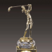 작은이미지: 금속 크리스탈 여성 골프트로피 93 #3