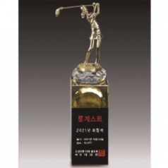 금속 크리스탈 여성 골프트로피 93