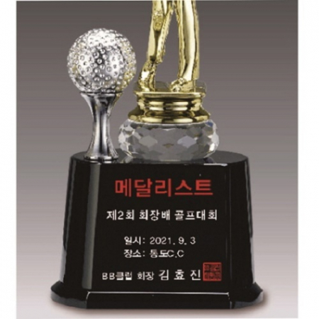 금속크리스탈 남성 골프트로피 114 #4