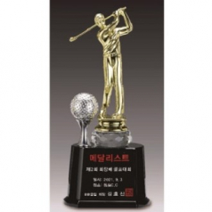 금속크리스탈 남성 골프트로피 114