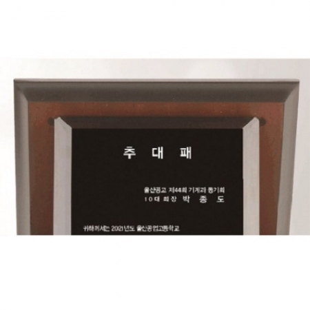 캐리커쳐 블랙 크리스탈판 가리비 상패 #3