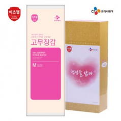 CJ 이츠웰 고무장갑 M사이즈 (opp+케이스)