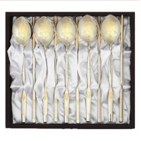 순금 건강 수저 골드 5P #2