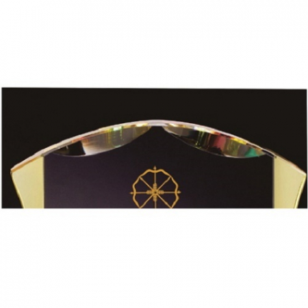 화이트 옐로우 투톤 통 크리스탈 상패 #3