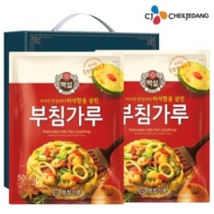 백설 부침가루 500g (2종)
