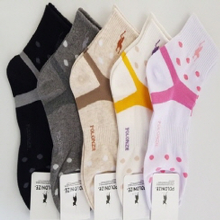 폴로 남여공용 스포츠 고급 양말 5족 #2