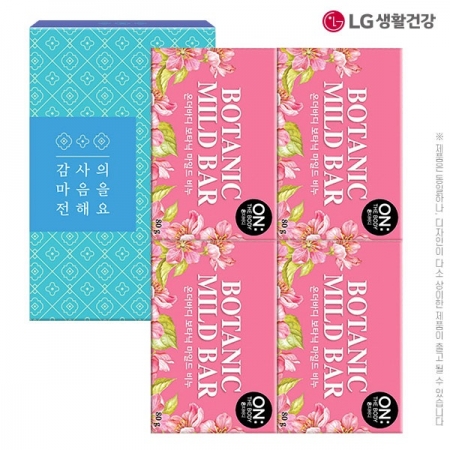 엘지 온더바디 비누 80g 4P #2