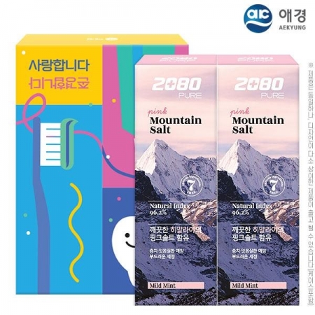 애경 2080 히말라야 핑크 솔트 치약 100G 2P #2