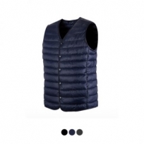 V넥 경량 패딩조끼