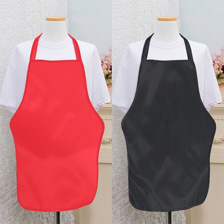 식당 업소용 손님용 방수 앞치마 (무지 목걸이형) // [국내 제작] #3