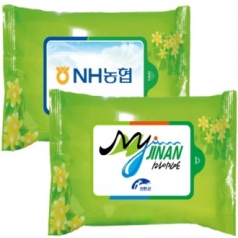 뉴행복 CL20-02 꽃그린 20매 물티슈