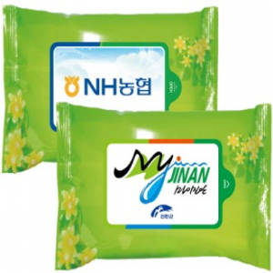 뉴행복 CL20-02 꽃그린 20매 물티슈