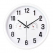 온습도 화이트 입체 숫자 벽시계 290
