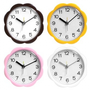 플라워 탁상시계 140