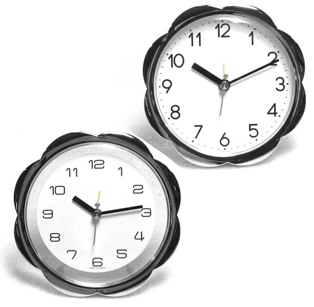 플라워 크롬 탁상시계 140 #3