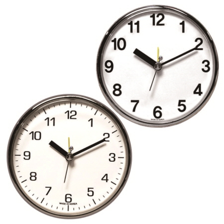 입체 아크릴 크롬 탁상시계 120 #3